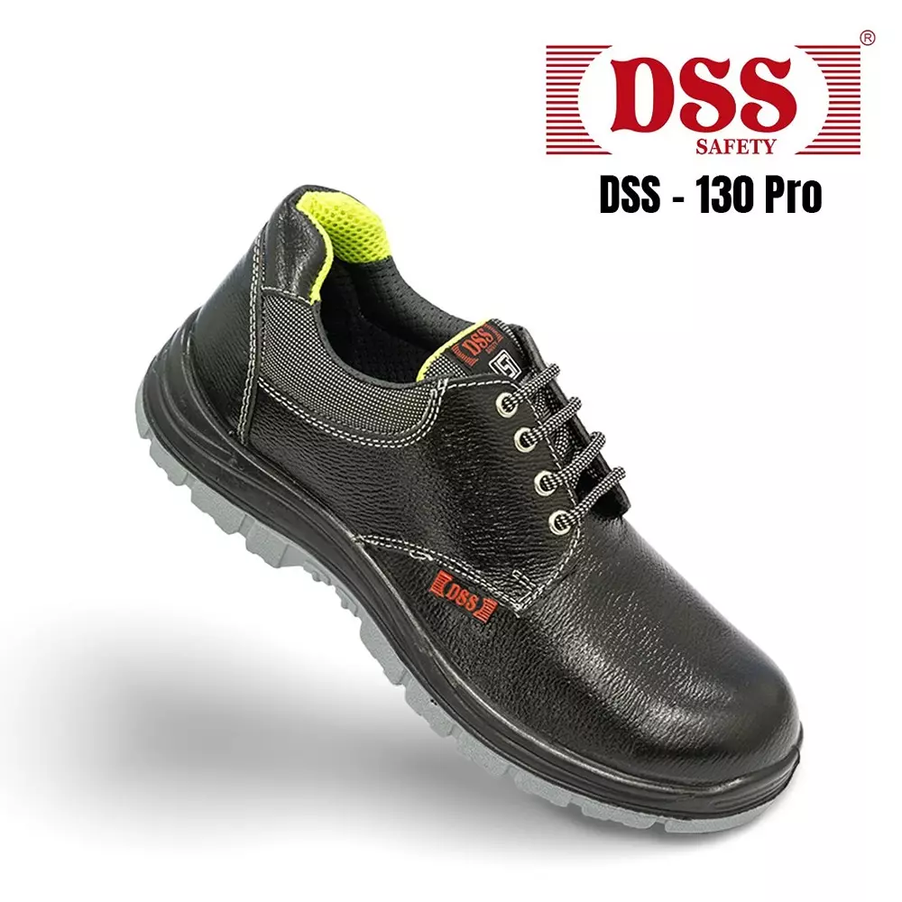 dss-steel-toe-safety-shoes-double-density-pu-sole-low-ankle-black-buff-tango-premium-grain-leather-size-uk-9-dss-130-dd-pro