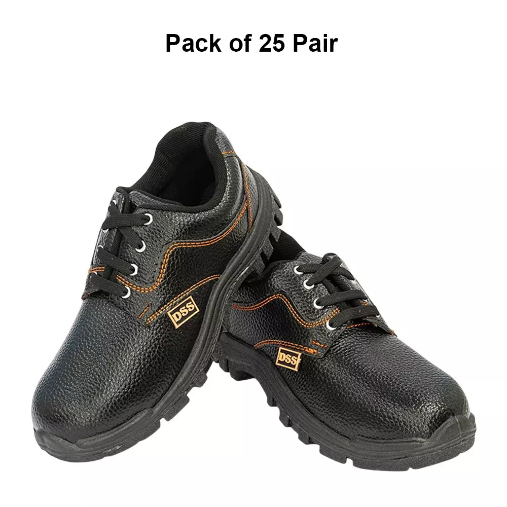 dss-steel-toe-safety-shoes-nbr-sole-synthetic-leather-print-size-uk-9-dss-comfort-25-pair