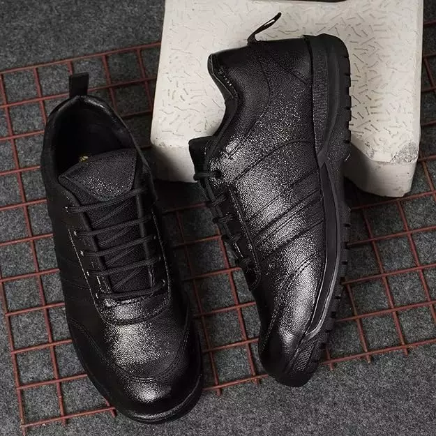 torzu-steel-toe-safety-shoes-rubber-sole-low-ankle-black-real-leather-size-uk-8