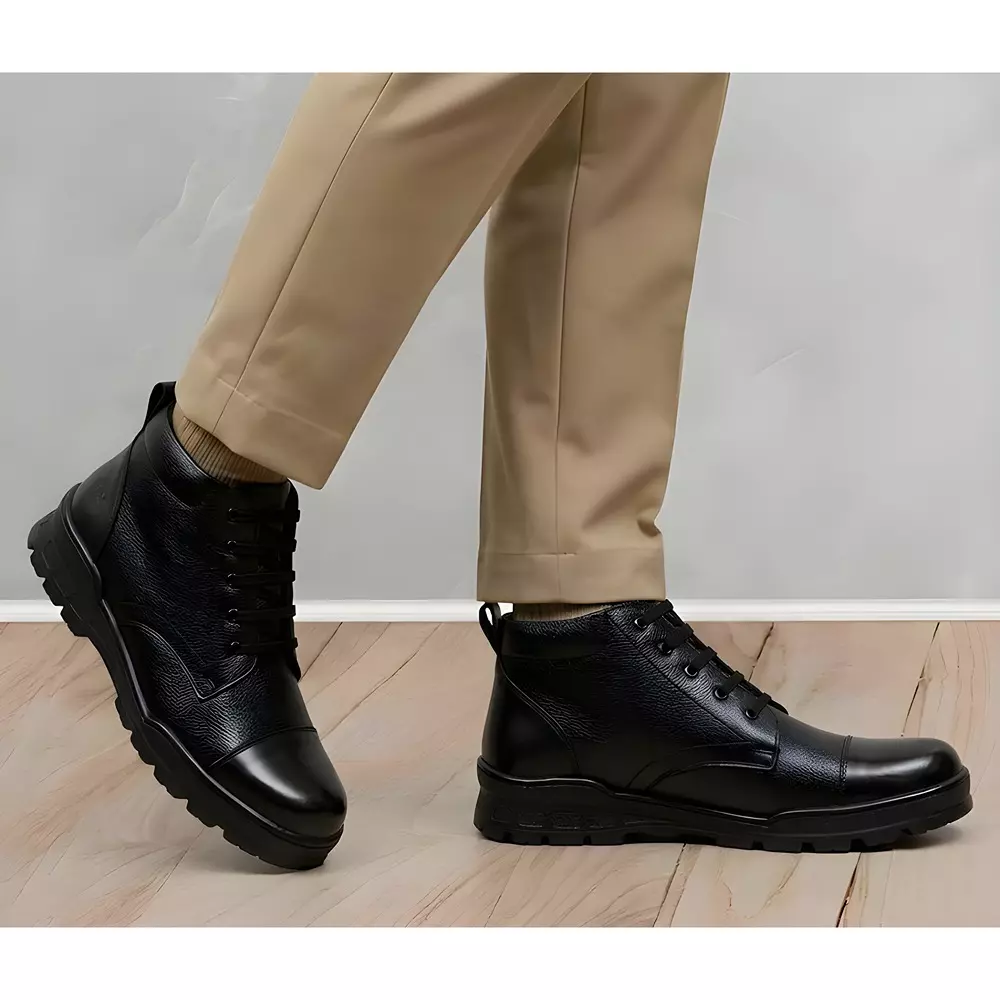 wugo-low-ankle-airmix-sole-safety-shoes-leather-black-stailness-steel-toe-6-uk-size-for-industrial-use-m1003b
