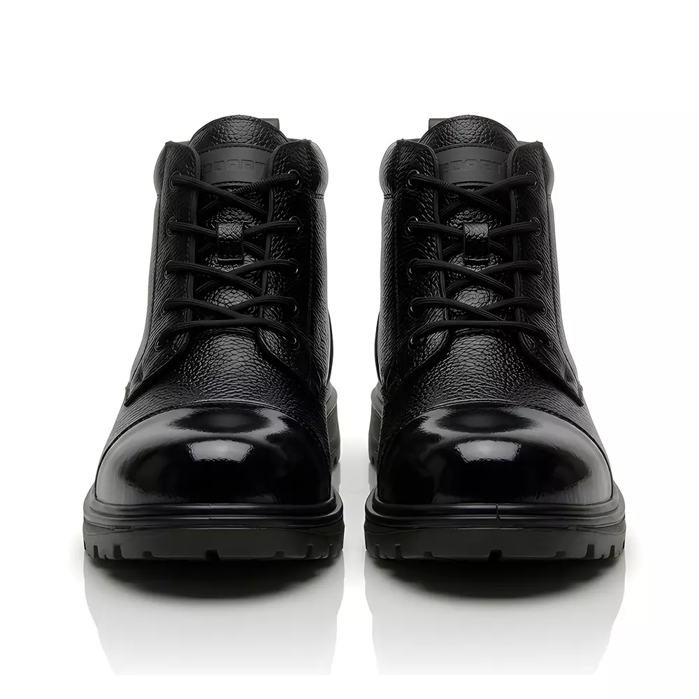 wugo-low-ankle-airmix-sole-safety-shoes-leather-black-stailness-steel-toe-10-uk-size-for-industrial-use-m1005b