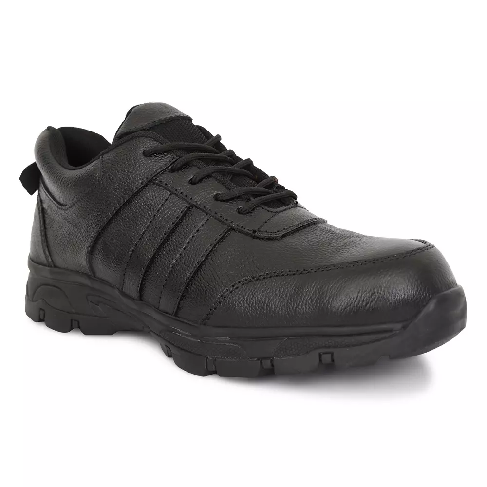 tor-safety-shoes-steel-toe-low-ankle-rubber-sole-leather-size-uk-8-black-tzu-st-isi-blk-ad-229