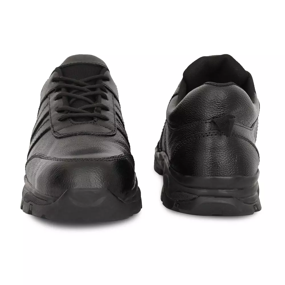 tor-safety-shoes-steel-toe-low-ankle-rubber-sole-leather-size-uk-8-black-tzu-st-isi-blk-ad-229