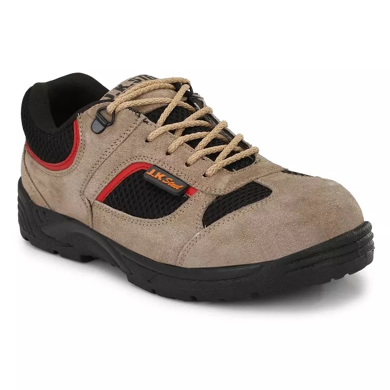 JK Steel JKPSFS01CHIKKO10 Chikko Leather Safety Shoes, Size 8