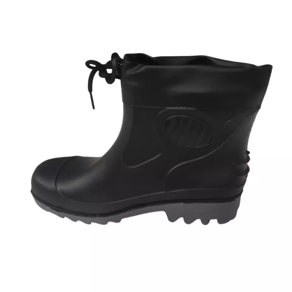 Hillson Collar Boot Steel Toe Safety Gumboot High Ankle PVC Sole, Size UK 8