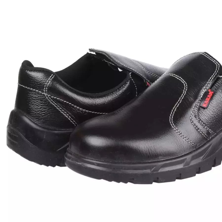 Karam Executive Steel Toe Safety Shoes Low Ankle Black Size UK 11, FS04BL(SWSAPN)
