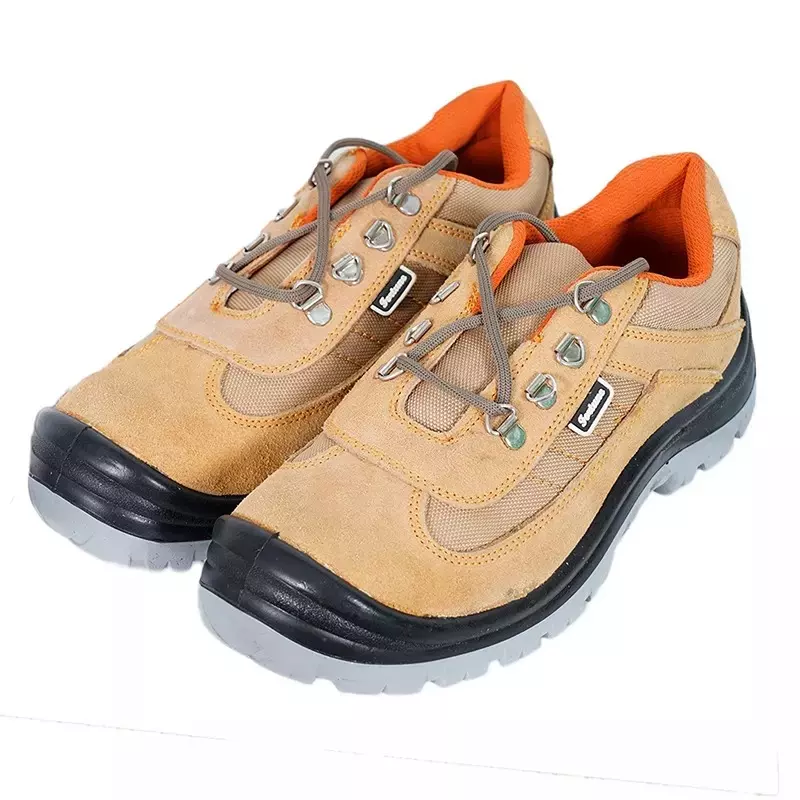 Fortune Steel Toe Safety Shoe Double Density Low Ankle Size UK 10 Beige Model Sporty-10