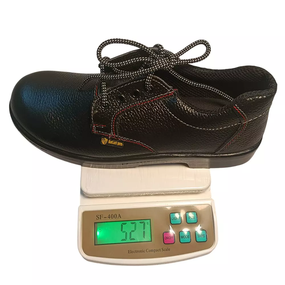 Safari Pro Steel Toe Safety Shoes  Low Ankle Size UK 9 Black Model N2001