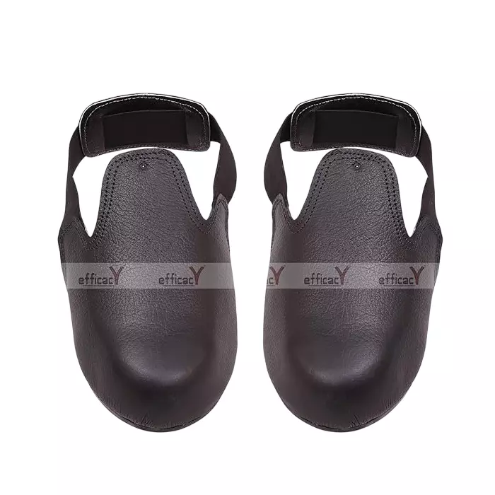 EFFICACY Steel Toe Safety Overshoe Guard Low Ankle Black Leather Free Size, WI-SHOE GUARD /B/01
