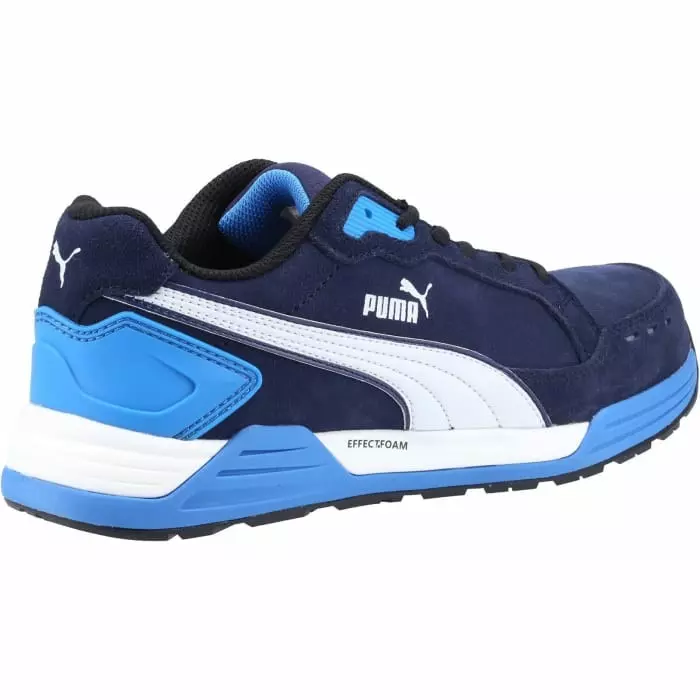 Puma Safety 6446 Mens Blue Toe Capped Safety Shoes UK 10 EU 44, 644620