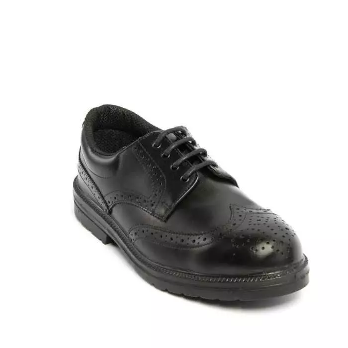 Himalayan 912 Steel Toe Capped Safety Shoes Unisex Black UK 6, 912CBK060 (1 Pair)