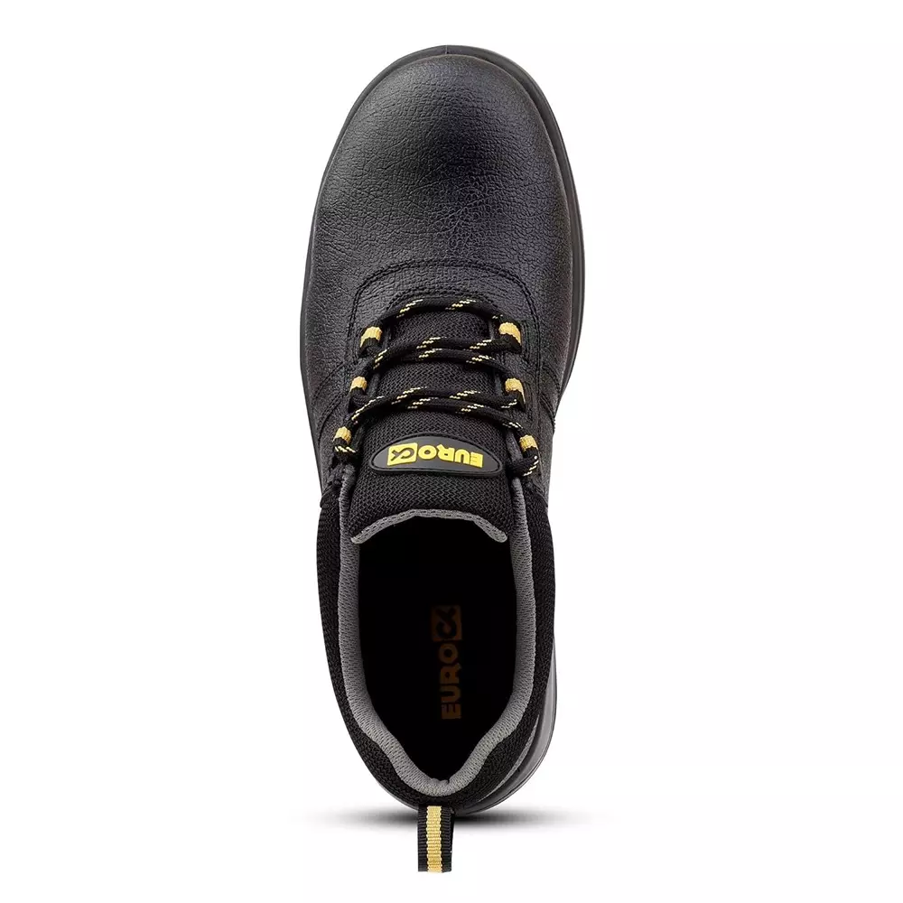 Eurock SHIELD 200 J Composite Toe Safety Shoe Low Ankle PU Sole UK 5 Size Black for Industrial Use, 82577-SHIELD-05