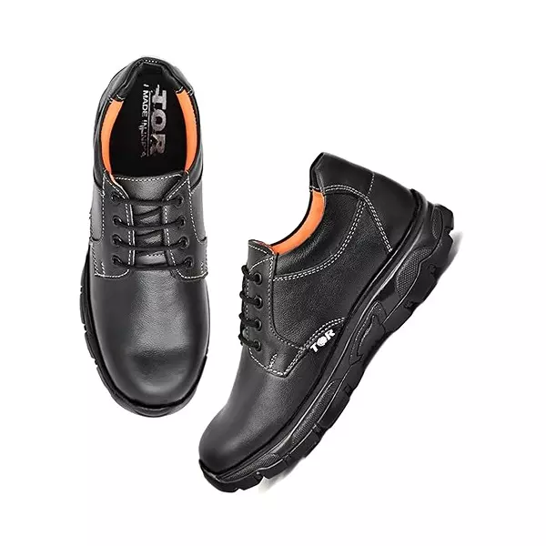 TOR Safety Shoes Low Ankle Thermoplastic Elastomers Sole Black Size UK 7, TOR_227