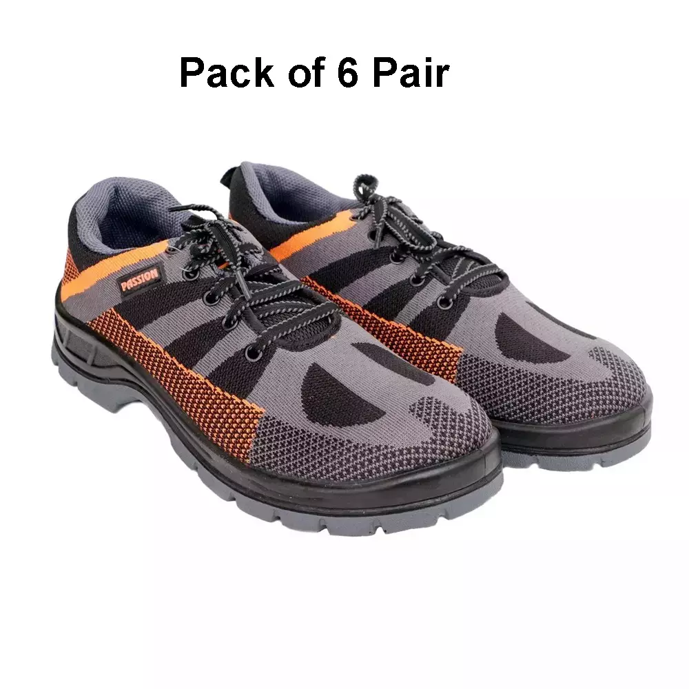 hindpro-composite-toe-safety-shoes-single-density-pu-sole-low-ankle-grey-fabric-upper-size-uk-7-passion-pack-of-6-pairs