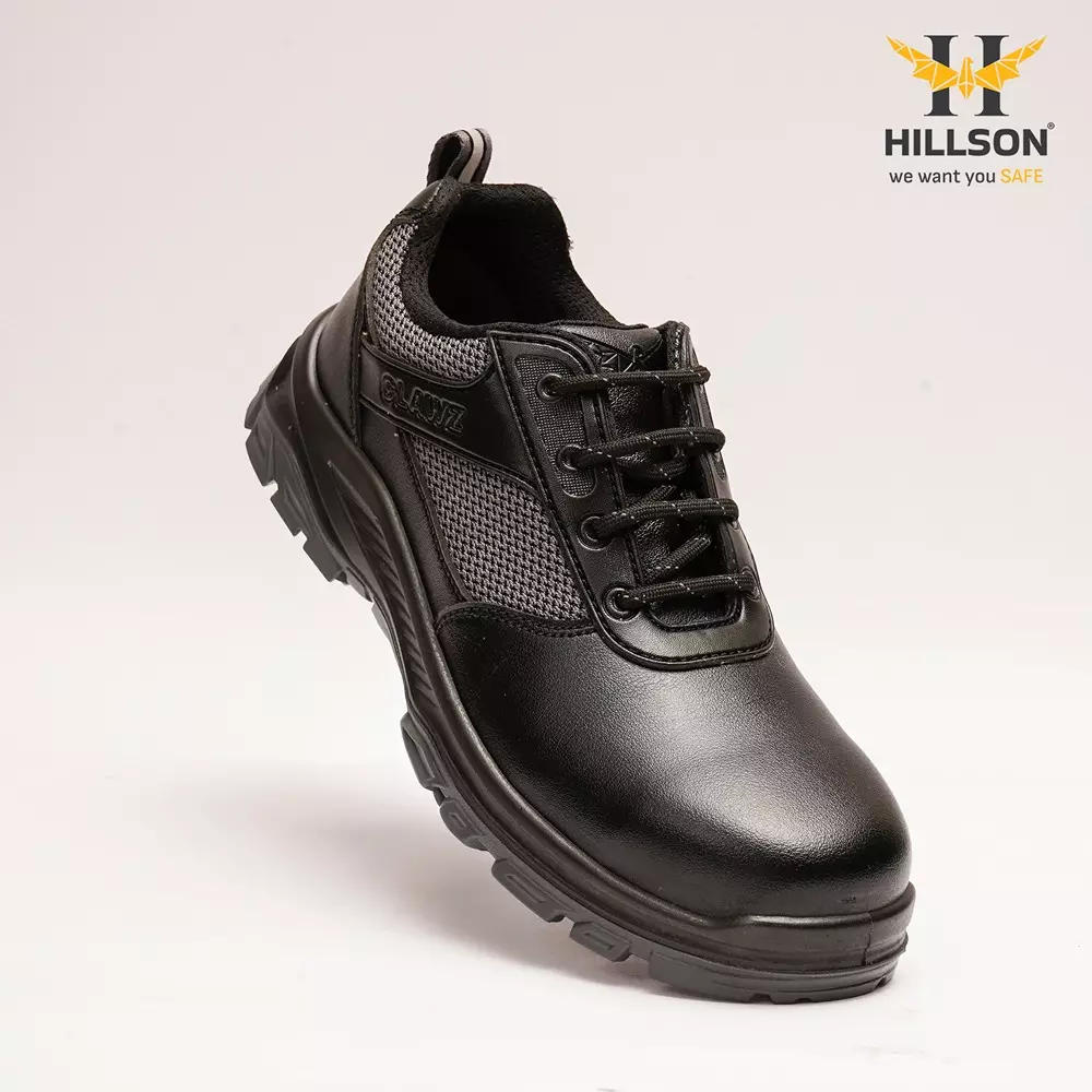 hillson-clawz-safety-shoes-steel-toe-pu-sole-low-ankle-real-buff-leather-black-uk-10-cl06