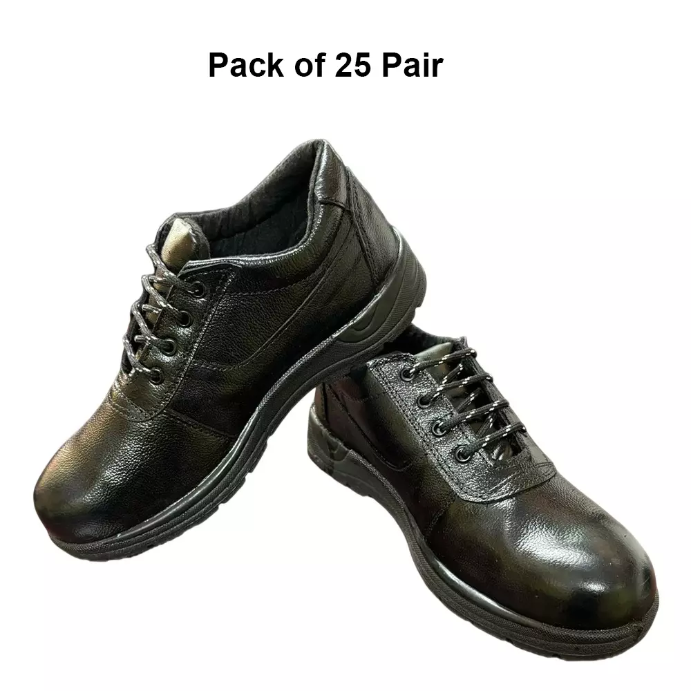 dss-steel-toe-safety-shoes-nitrile-sole-low-ankle-black-buff-grain-leather-size-uk-7-dss-molded-25-pair