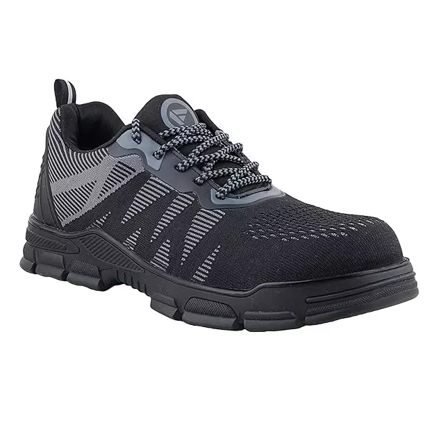 fuel-steel-toe-safety-shoes-rubber-sole-low-ankle-black-knitted-fabric-size-uk-9-for-male-reevon