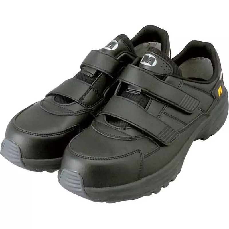 MIDORI Electrostatic Super Light Weight Resin Sneaker Artificial leather / mesh UK 7.5 Size Black, SL-615S-BK