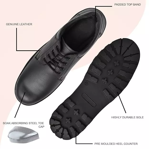 stonix-low-ankle-tpr-sole-safety-shoes-leather-steel-toe-black-uk-10-size-for-industrial-use-derby