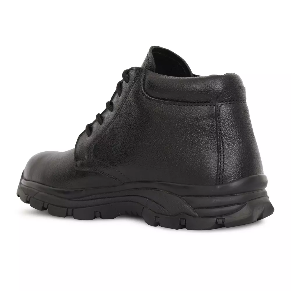 torzu-mid-ankle-safety-shoes-steel-toe-leather-black-rubber-sole-uk-9-size-for-industrial-office-use-tzu-isi-boot-blk-101