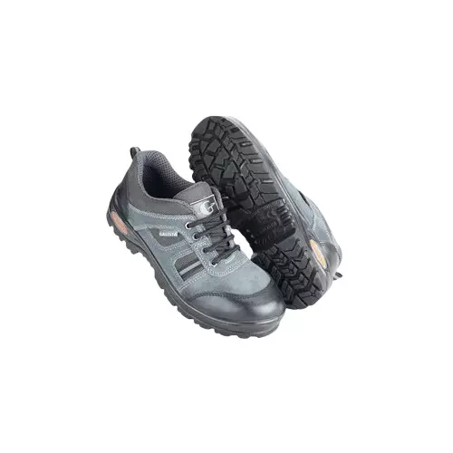 Galista Steel Toe Marvel Safety Shoes Single Density Sole Size UK 9 Grey and Black