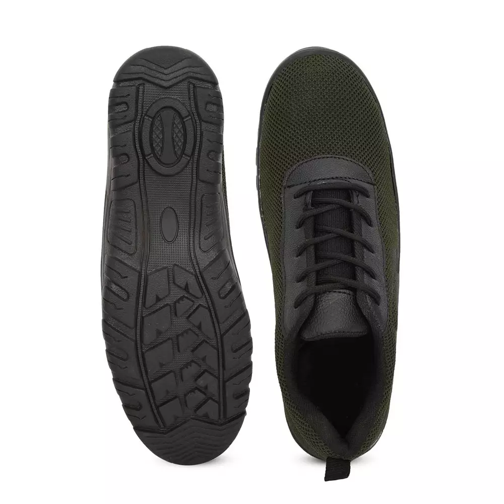 tor-safety-shoes-steel-toe-low-ankle-rubber-sole-knitted-fabric-size-uk-6-black-green-tzu-st-isi--sp-blk-101