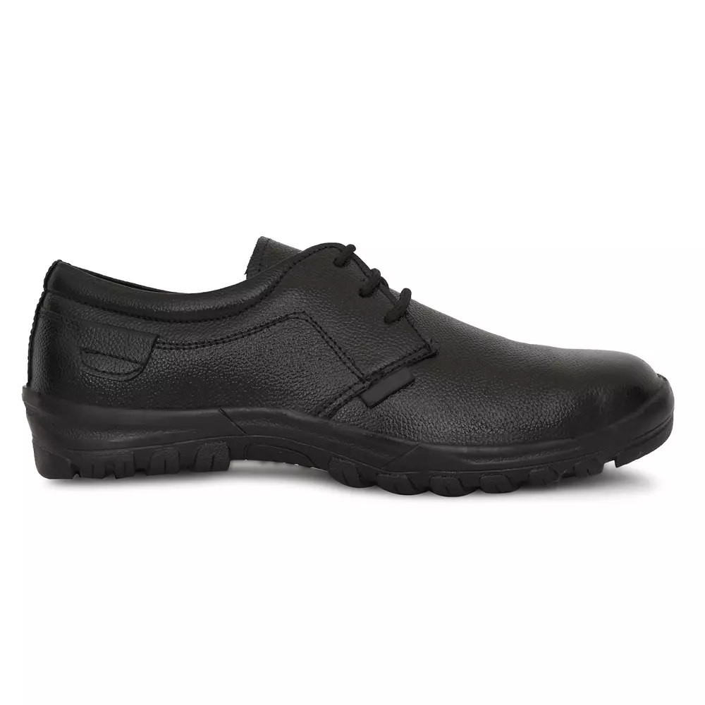 tor-safety-shoes-steel-toe-low-ankle-rubber-sole-leather-size-uk-7-black-tzu-st-isi-blk-a-024