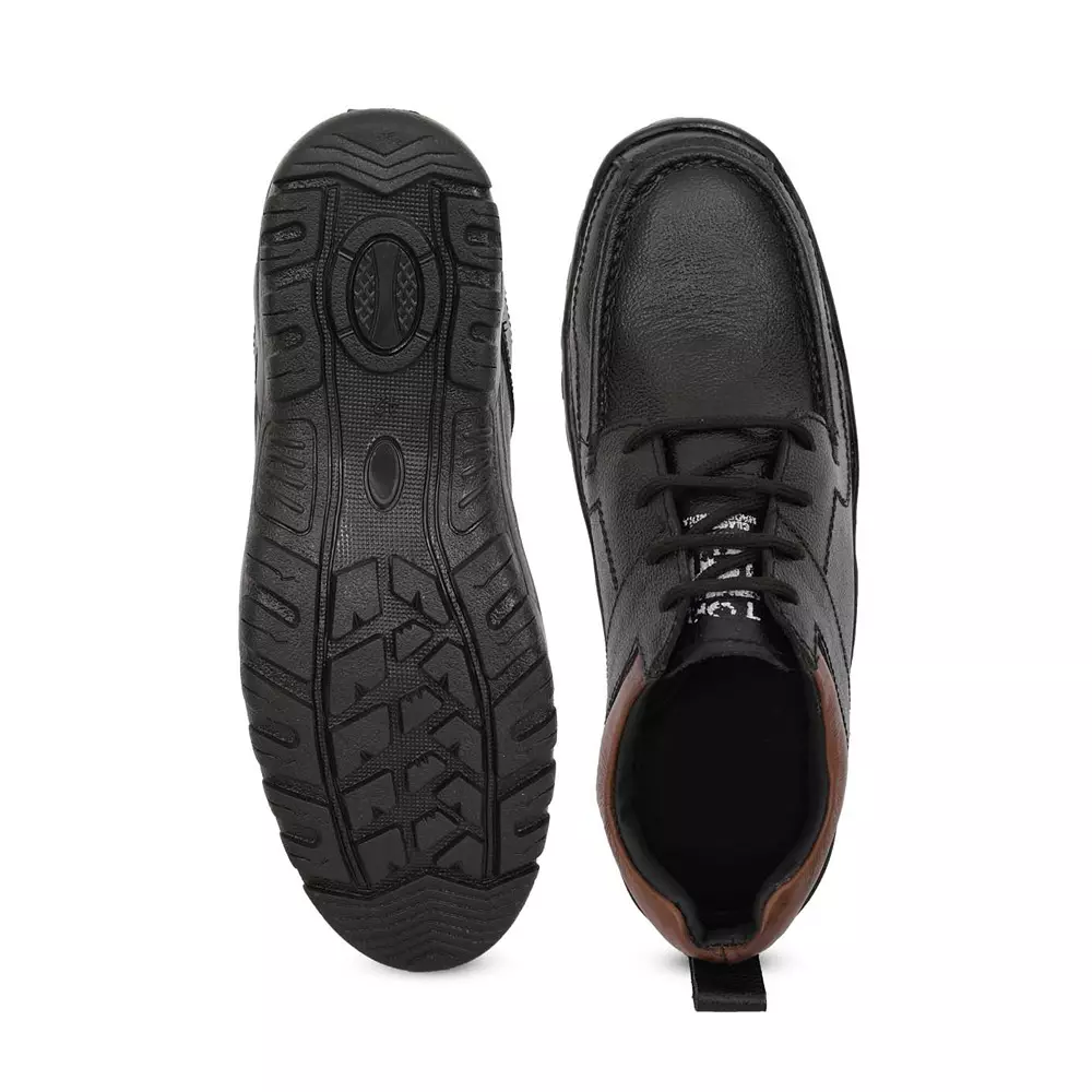 tor-safety-shoes-steel-toe-low-ankle-rubber-sole-leather-size-uk-7-black-tzu-st-isi-blk-a-235