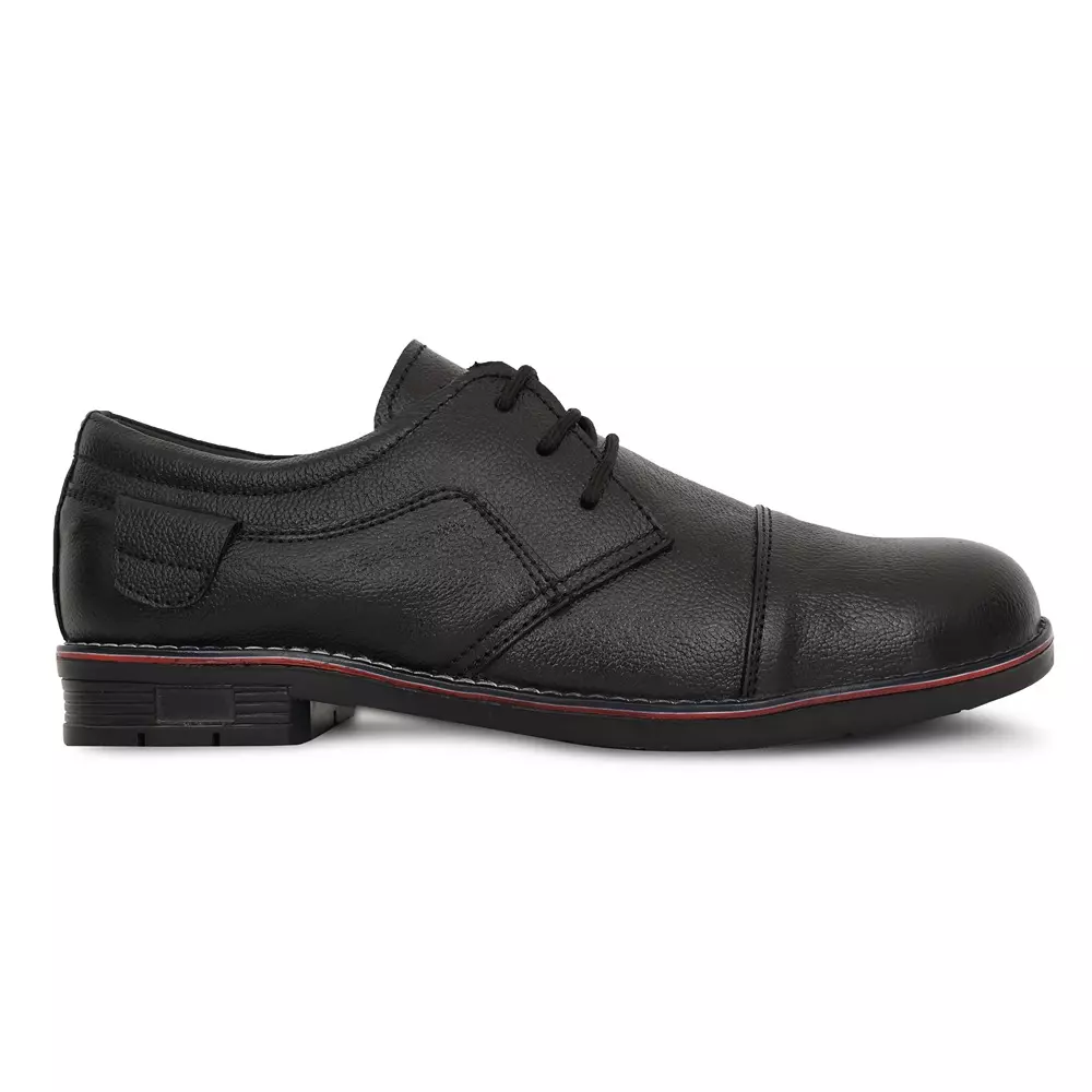 tor-safety-shoes-steel-toe-low-ankle-rubber-sole-leather-size-uk-10-black-tzu-st-isi-blk-a-224