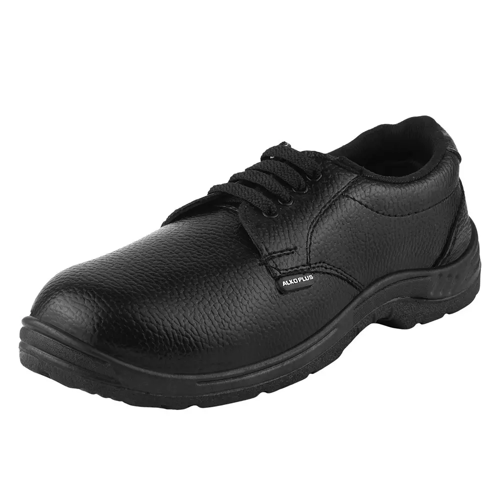 alko-plus-general-safety-shoes-steel-toe-low-ankle-synthetic-leather-upper-material-pvc-sole-size-uk-6-black-aps-551