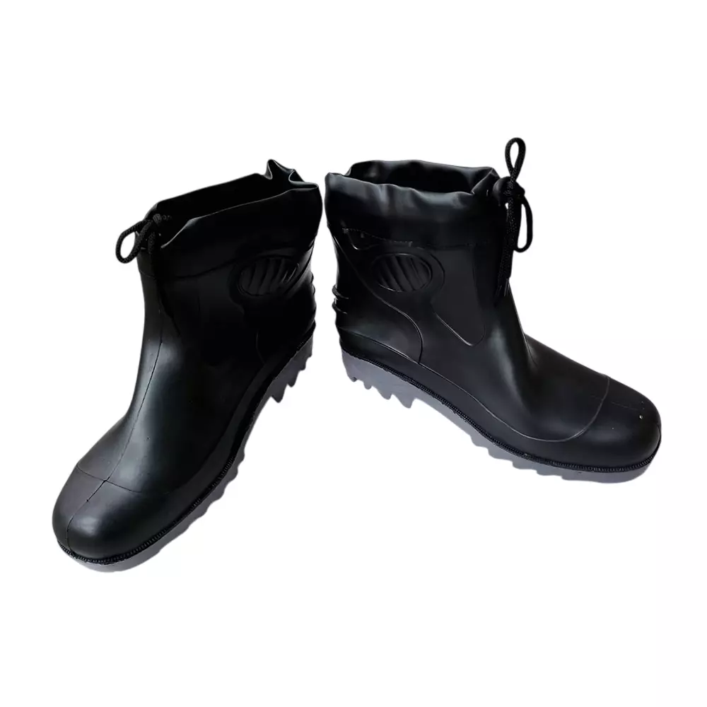 Hillson Collar Boot Steel Toe Safety Gumboot High Ankle PVC Sole, Size UK 9