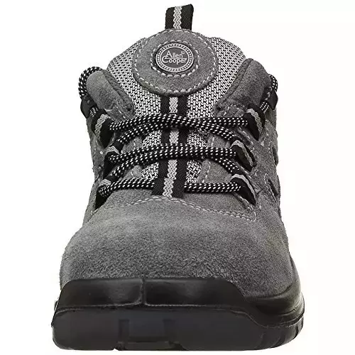 Allen Cooper Steel Toe Safety Shoes Low Ankle PU Sole Size 6 UK/India Grey, AC-1439