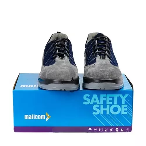 mallcom-steel-toe-safety-shoes-low-ankle-pu-sole-grey-blue-suede-split-leather-size-uk-12