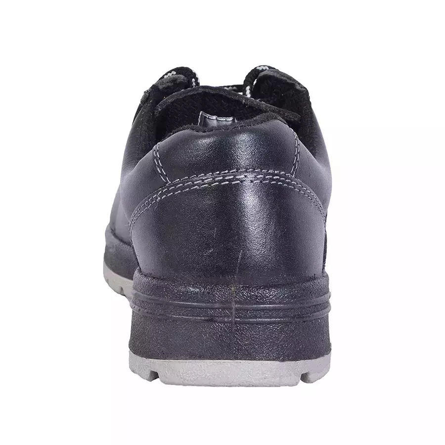 Lancer Steel Toe Safety Shoes PU Sole UK 9 Black, TP-202