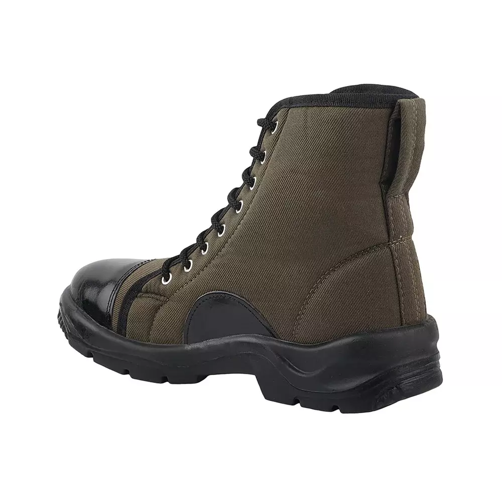 fuel-safety-shoes-pu-sole-olive-size-uk-5-jungle-boot-green