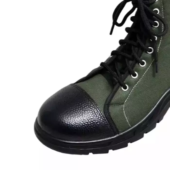 Karam Occupational Steel Toe Safety Shoes High Ankle Green Size UK 11, FS151RG(WWSAPN)