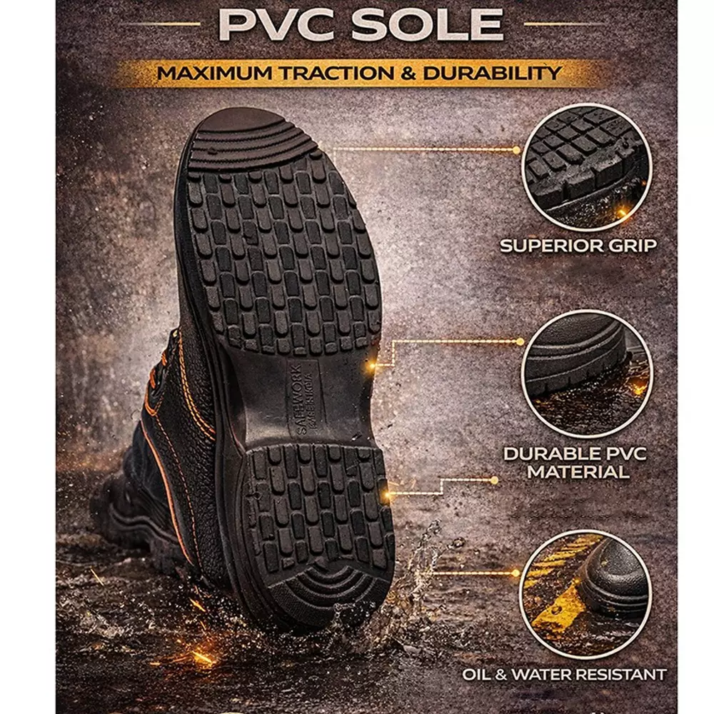 generic-steel-toe-low-ankle-pvc-sole-black-leather-safety-shoe-size-9