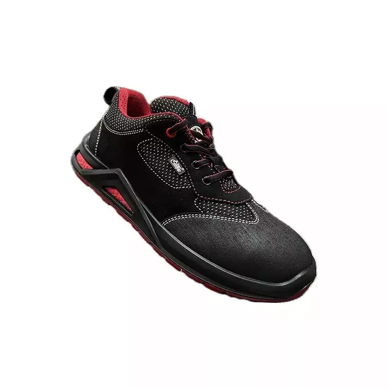 Allen Cooper Composite Toe Washable Safety Shoes Low Ankle PU Sole Size 9 UK/India Black, ACM 1697