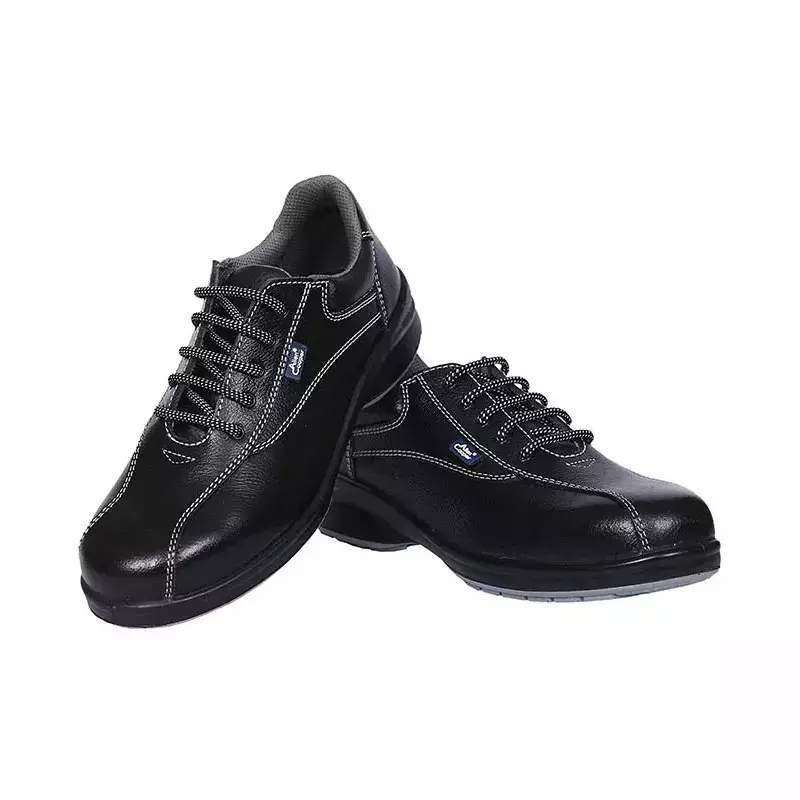 Allen Cooper Steel Toe Women Safety Shoes Low Ankle PU Sole Size 5 UK/India Black, AC-1299