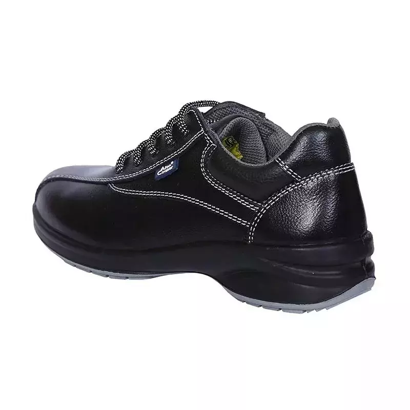 Allen Cooper Steel Toe Women Safety Shoes Low Ankle PU Sole Size 5 UK/India Black, AC-1299