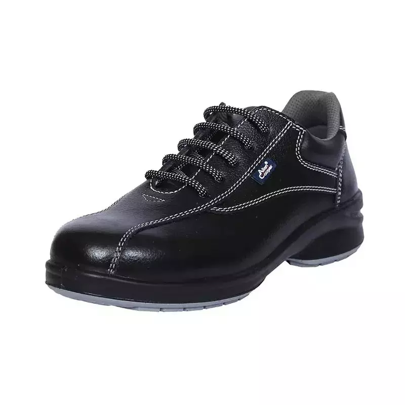 Allen Cooper Steel Toe Women Safety Shoes Low Ankle PU Sole Size 5 UK/India Black, AC-1299