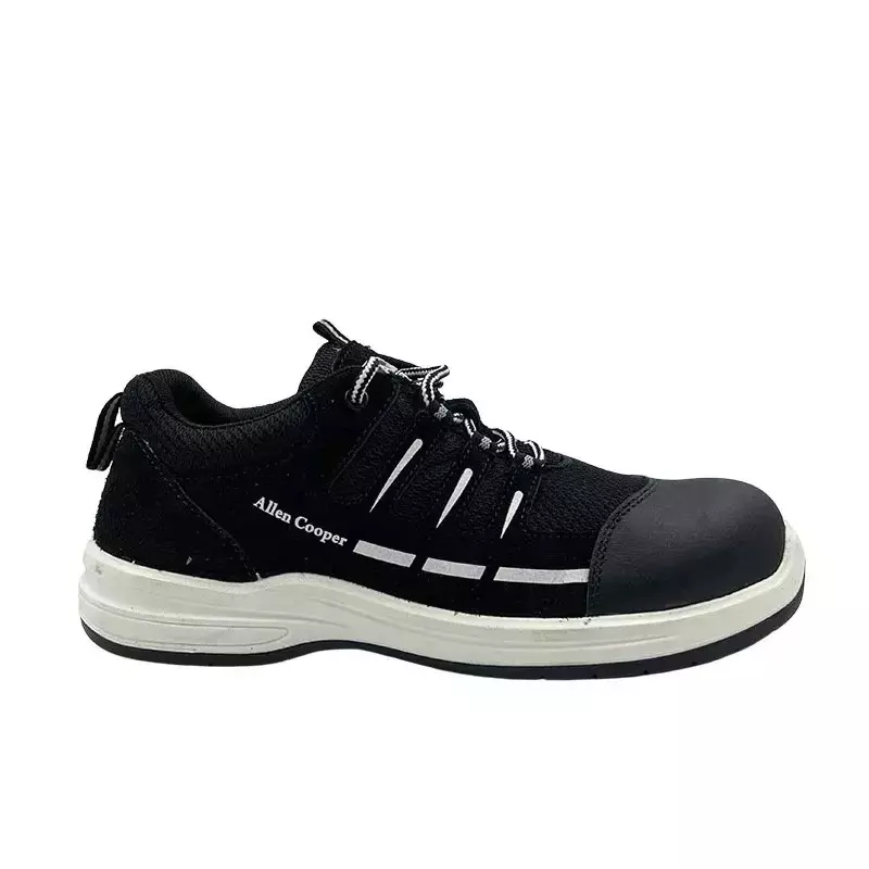 Allen Cooper Composite Toe Safety Shoes Low Ankle PU Sole Size 6 UK/India Black, ACL 11788