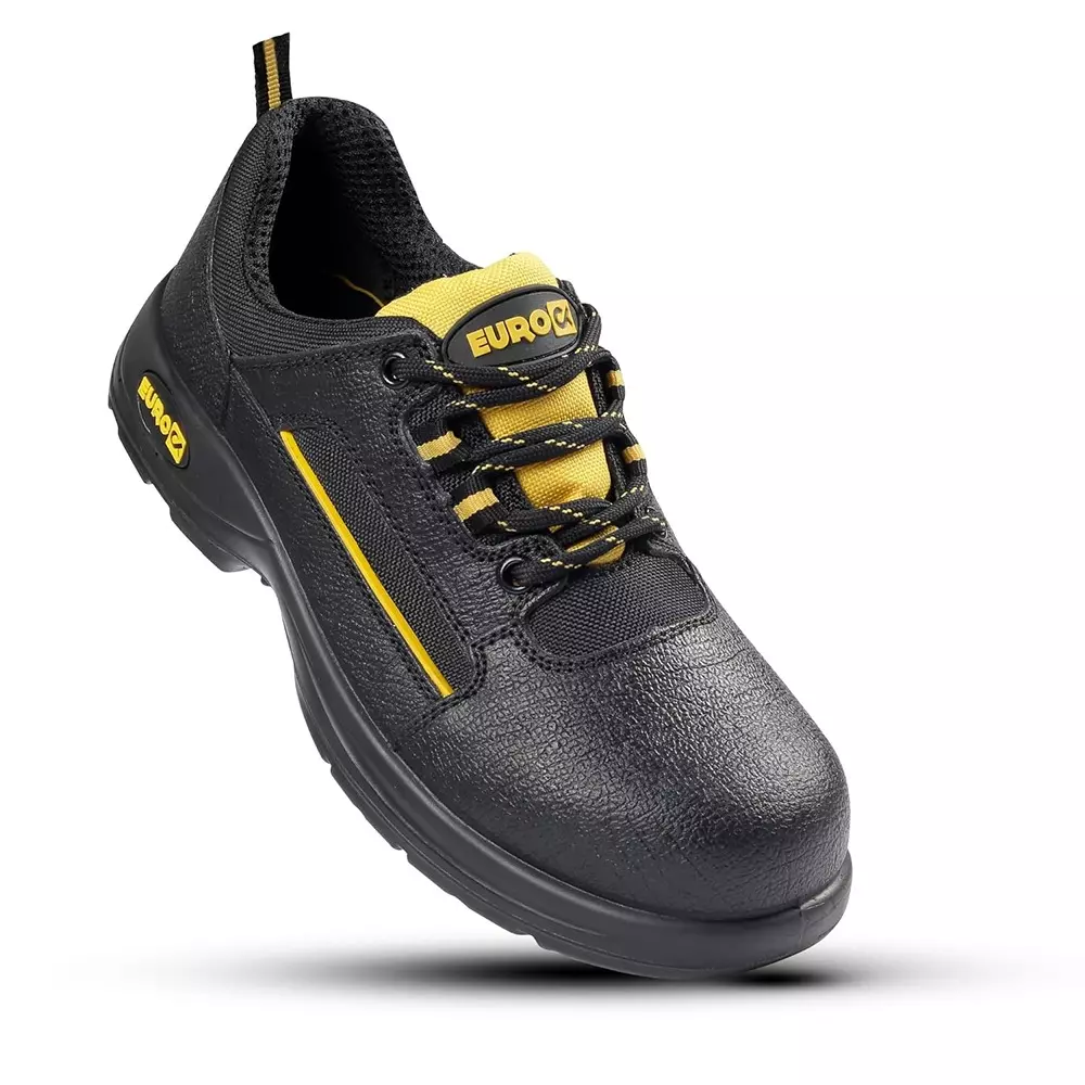 eurock-steel-toe-safety-shoes-low-ankle-single-density-pu-sole-black-grain-leather-size-uk-11-speed