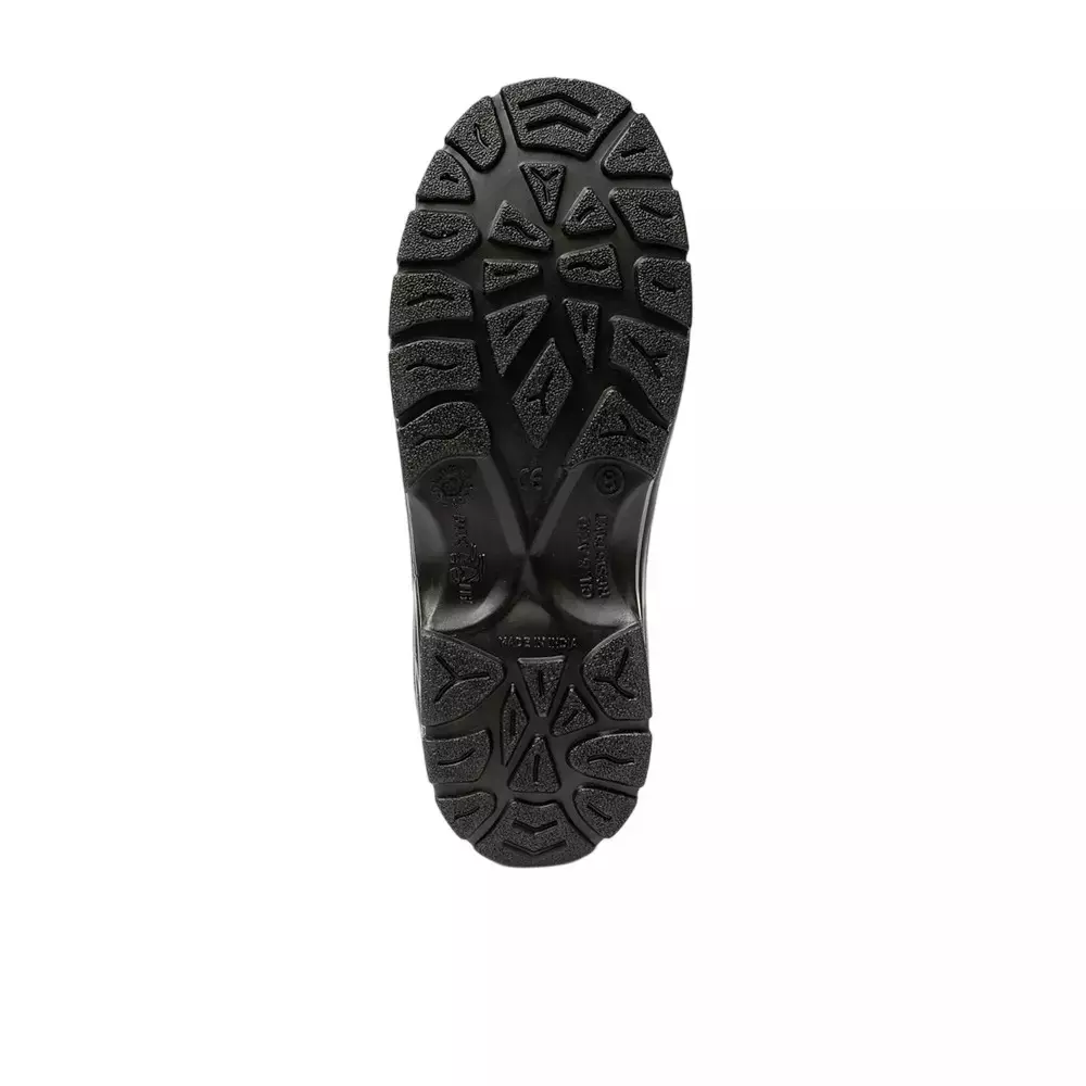 Hillson Hard Toe Safety Shoes PU Sole Low Ankle Black Breathable Flyknit Fabric Size UK 8, WF01 BlACK