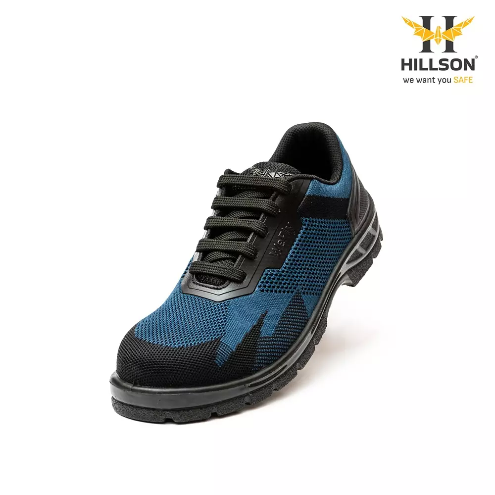 hillson-hard-toe-safety-shoes-pu-sole-low-ankle-blue-breathable-flyknit-fabric-size-uk-10-wf01-blue