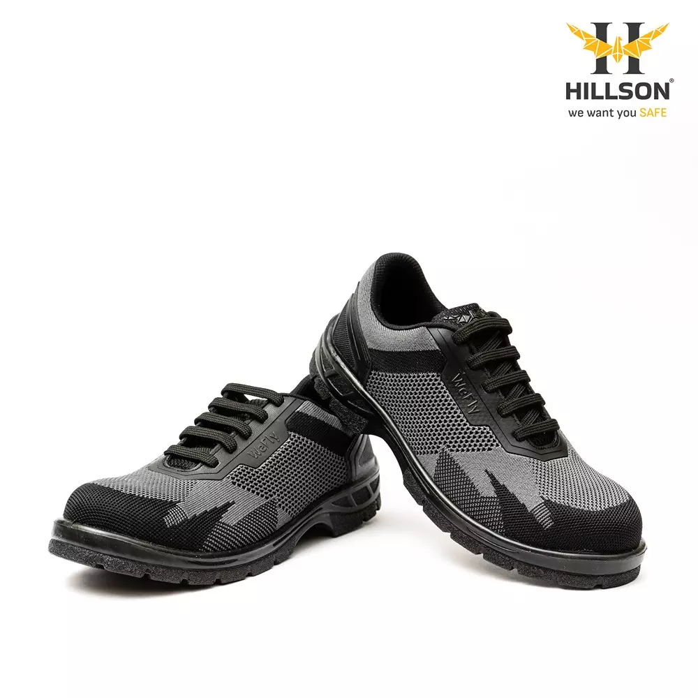 hillson-hard-toe-safety-shoes-pu-sole-low-ankle-grey-breathable-flyknit-fabric-size-uk-7-wf01-grey