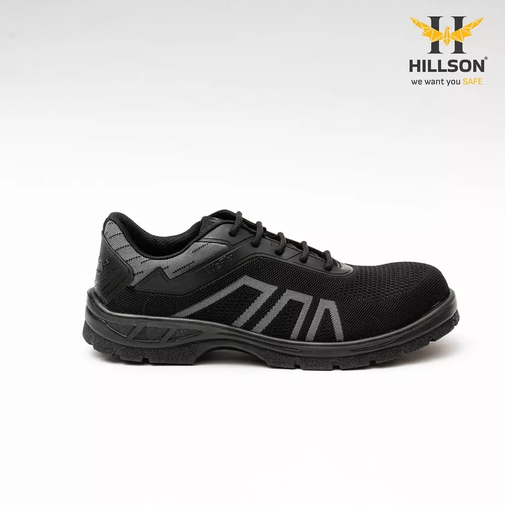 hillson-hard-toe-safety-shoes-pu-sole-low-ankle-grey-breathable-flyknit-fabric-size-uk-8-wf02-grey