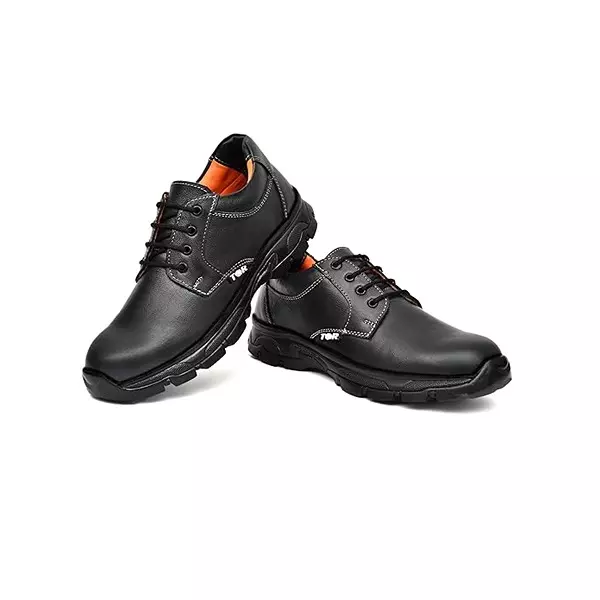 TOR Safety Shoes Low Ankle Thermoplastic Elastomers Sole Black Size UK 10, TOR_227