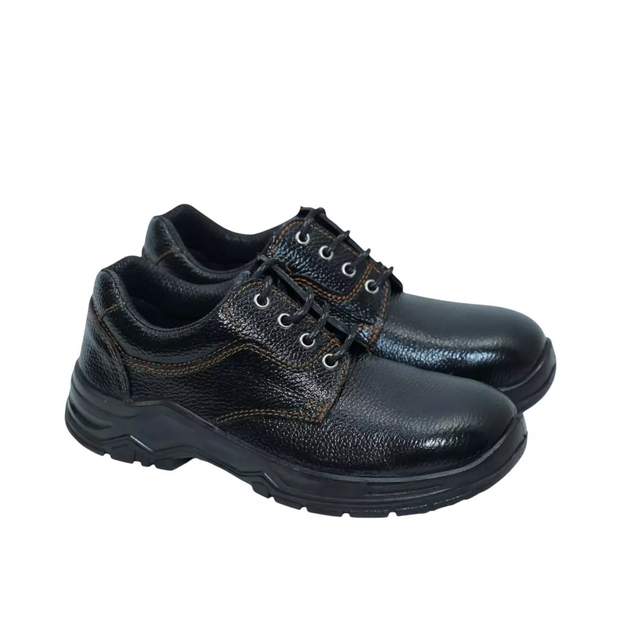 KEGO Safety Shoes Metal Toe Low Ankle PU (Moulded) Sole Black UK 7, KG-PUL-1005 (10 Pairs )