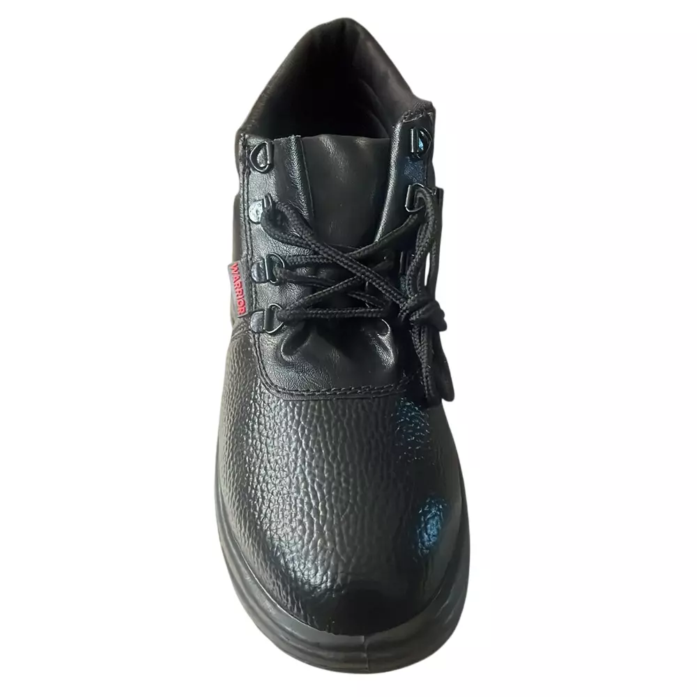 GENERIC Steel Toe Eco Series Safety Shoes High Ankle PVC Sole Size UK 8 Black, Power-8